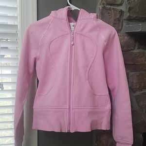 Lululemon Pink Scuba Hoodie Stretch Full Zip
